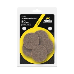 Surface Prep Disc R Type 50mm Coarse / Gold Carded (Pk 5)