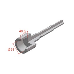 30 Hex Driver Spike Ø50 x 200L