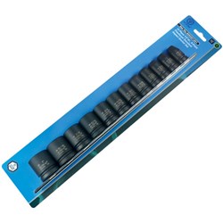 12 Piece 1/2 Drive 6-Point Imperial Standard Socket Set