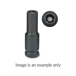 1/4" x 3/8" Drive 6-Point Imperial Standard Magnetic Impact Socket 