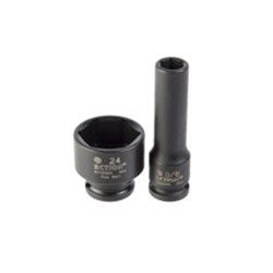 19mm 3/8" Drive 6-Point Metric Standard Impact Socket