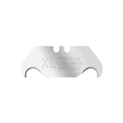 XL Premium Silver Hooked Blades (x10)