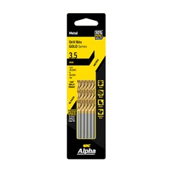 3.5mm Jobber Drill Bit - Gold Series 10 pce Trade Pack