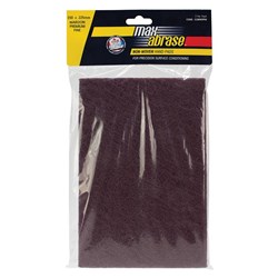 Non woven Hand Pad Premium / Maroon Carded (Pk 2)