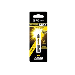 ThunderMax PH2 x 50mm Impact Power Bit Carded