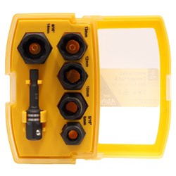 6pce | Alpha Damaged Nut & Bolt Extractor Set | 1/4in & 3/8in Drive Met/Imp
