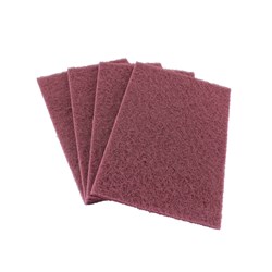 Non woven Hand Pad Premium / Maroon Bulk