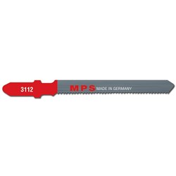 MPS Jigsaw Blade HSS Thin Metal, 75mm, 21tpi, Euro shank (x5)