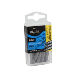 PH2 x 25mm Phillips Insert Bits - Box of 20