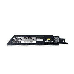 Alpha Carbide Teeth TCT Destructor Metal Recip Blade | 10 TPI - 152mm