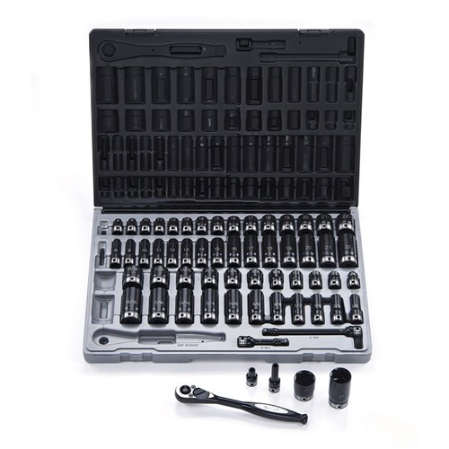 59 Piece 3/8 Drive 6-Point Metric & Imperial, Standard & Deep Socket Set