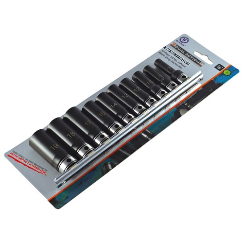 10 Piece 3/8 Drive 6-Point Metric, Deep Socket Set