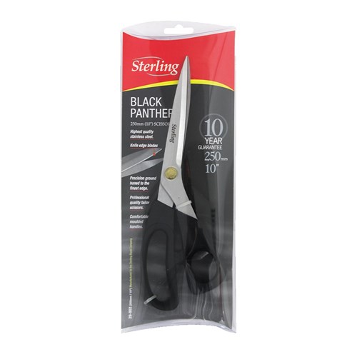 250mm Black Panther Scissors