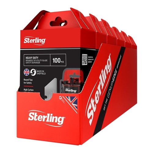 Safety Heavy Duty Rounded Tip Blade Dispenser (x50)