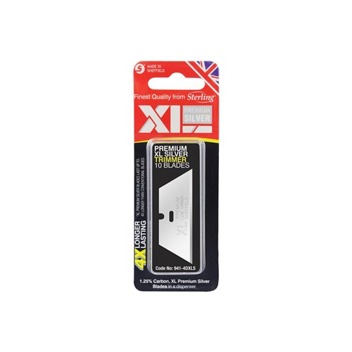 XL Premium Silver Trimmer Blades (x10)