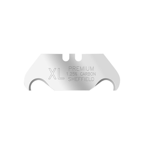 XL Premium Silver Hooked Blades (x10)