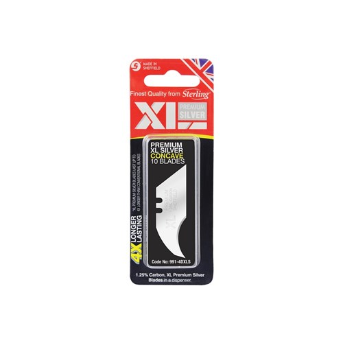 XL Premium Silver Concave Blades (x10)