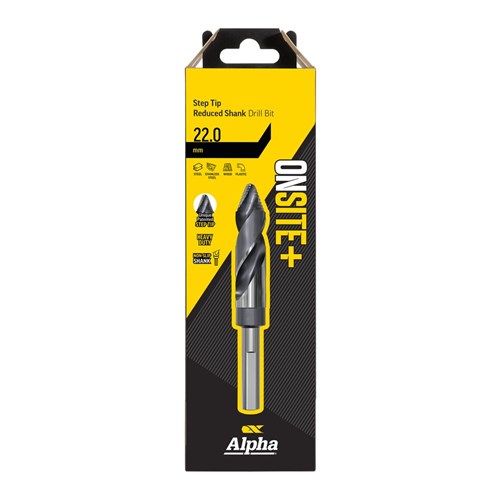 22.0mm | Onsite Plus Step Tip Reduced Shank Drill