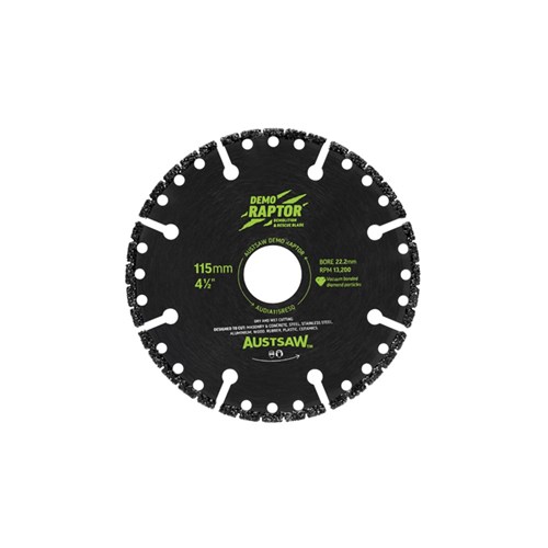 115mm (4.5in) | Demo Raptor Multi-Purpose Demolition Diamond Blade