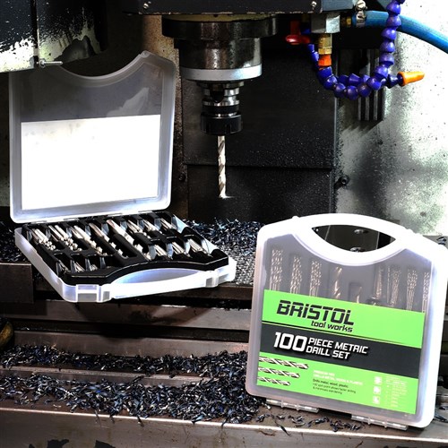 100 Piece | Bristol Metric Drill Set