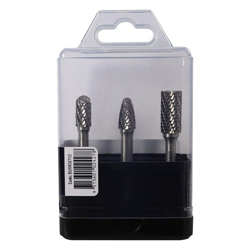 3 Piece Carbide Burr Set | SB-5DC, SC-3DC & SF-3DC