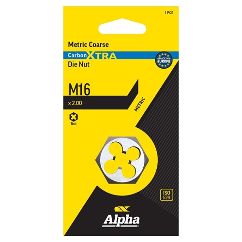 Carded Carbon Die Nut MC-16.0 x 2.00