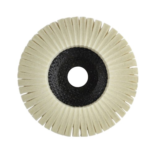 Felt Polishing Flap Disc 125mm Medium D5-H40 Carded (Pk 1)