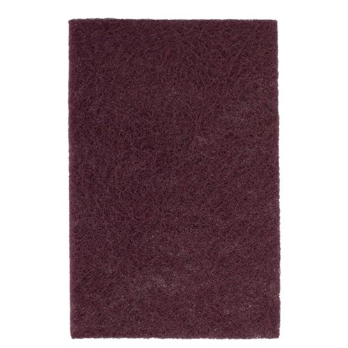 Non woven Hand Pad Premium / Maroon Carded (Pk 2)