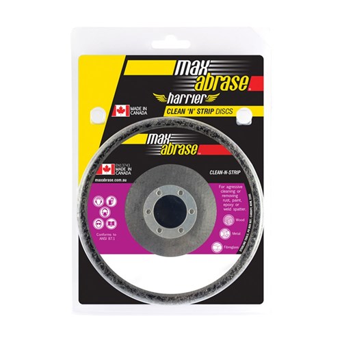 Clean & Strip Disc 115mm Black coarse XTRA Carded