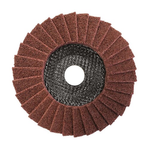 Flap Disc Surface Finishing 125mm Medium / Maroon SCM Carded (Pk 1)