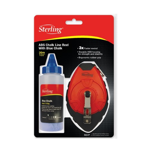 Sterling Chalk Line Set: ABS Case