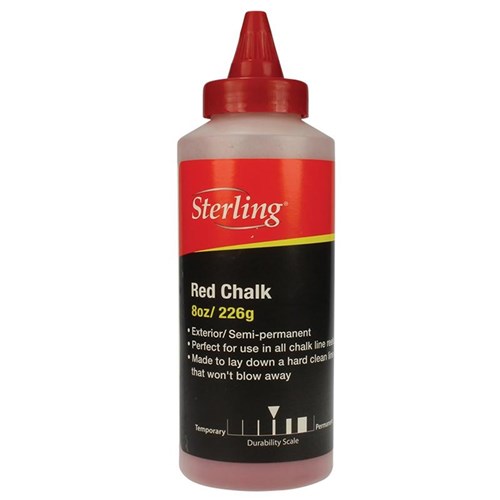 Sterling Chalk Refill: Red 226g