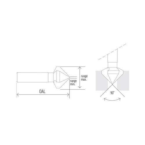 Countersink 3 Flute 10.4mm