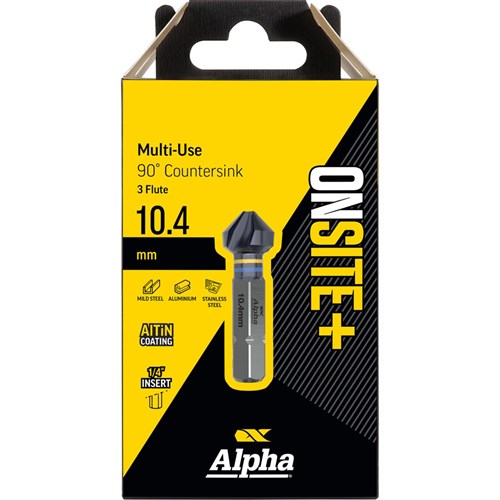 2.5 - 10.4mm | Onsite Plus Multi-Use 90 degree Countersink - 3 Flute