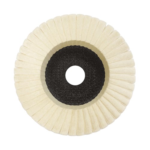 Felt Polishing Flap Disc 115mm Medium D5-H40 Bulk