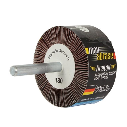 Flap Wheel Mounted 50 x 25 x 6mm A180 Grit AlOx Bulk