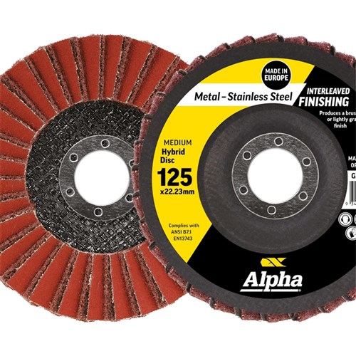 Flap Disc Hybrid 125mm Medium Bulk