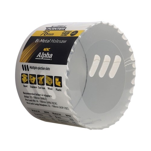 76mm Holesaw Bulk Wrapped