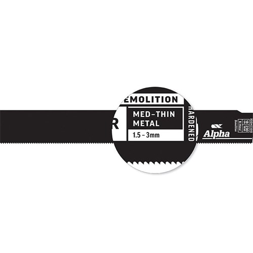 Destructor Demolition - Metal - Recip Blade, 18 TPI, 230x1.1mm - 25 Pack