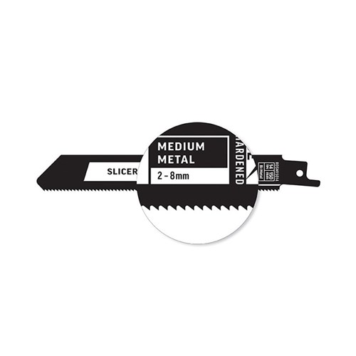 Slicer - Metal - Recip Blade, 14 TPI, 150mm - 5 Pack