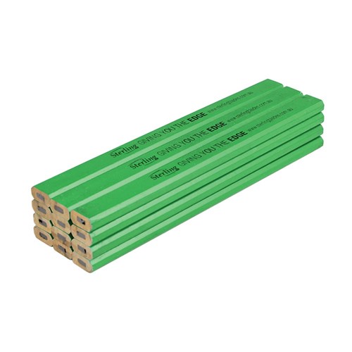 Sterling Builders Pencil - Green Hard Lead