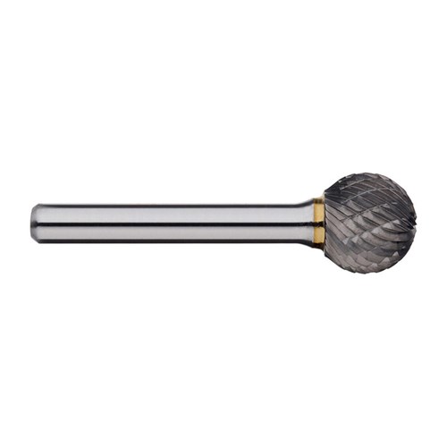 3.18mm Ball Carbide Burr, 3mm Shank