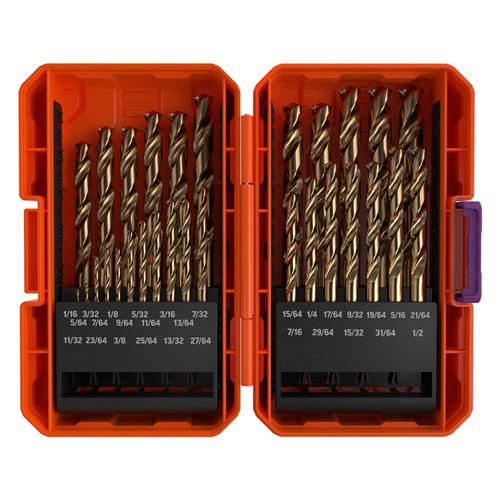 29 Piece | Alpha Cobalt Imperial Tuffbox Pro Drill Set