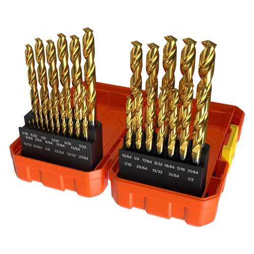 29 Piece | Alpha Gold Series Imperial Tuffbox Pro Drill Set