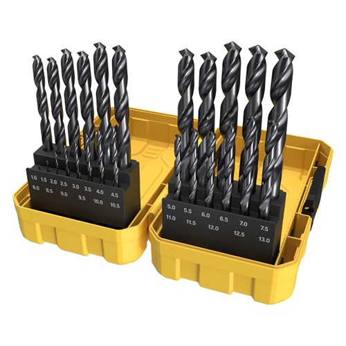 25 Piece | Alpha Black Series Metric Tuffbox Pro Drill Set