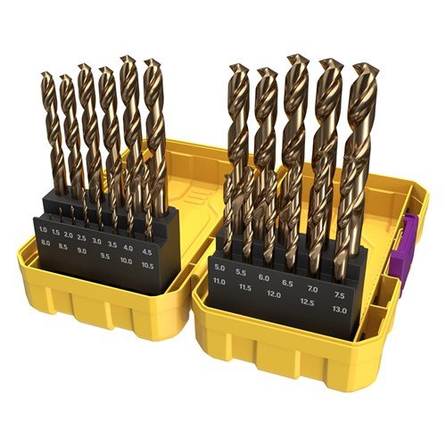 25 Piece | Alpha Cobalt Metric Tuffbox Pro Drill Set