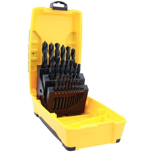 25 Piece | Alpha Black Series Metric Tuffbox Drill Set