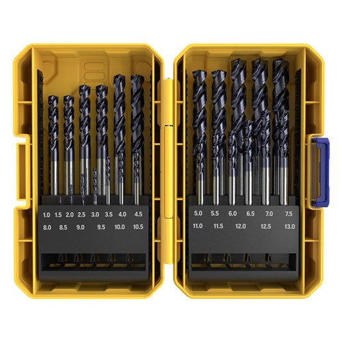 25 Piece | Alpha Stainless Plus Metric Tuffbox Pro Drill Set