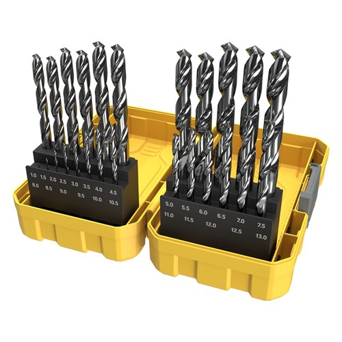 25 Piece | Alpha Silver Series Metric Tuffbox Pro Drill Set