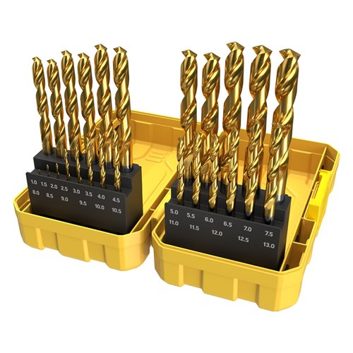 25 Piece | Alpha Gold Series Metric Tuffbox Pro Drill Set